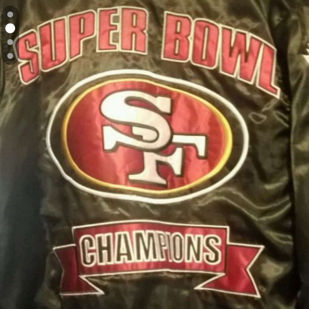 Men's Small 49ers Championship Coat